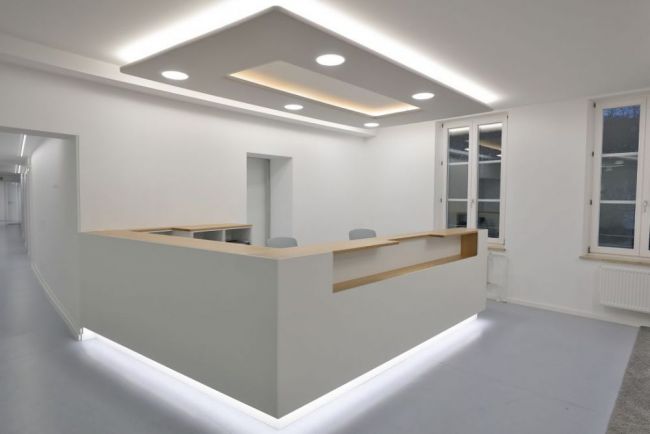 Licht-Installation HNO-Zentrum Empfang